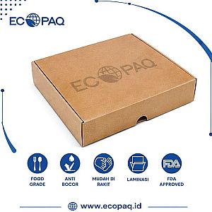 Kotak Pizza - Dus Pizza - Box Pizza - Piza - 20x20x5 cm (20 pcs)