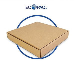 Kotak Pizza - Dus Pizza - Box Pizza (Dus Gelombang) - 25x25x3 cm (25 pcs)