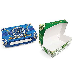 Lunch Box Paper Islamic - Lebaran - Idul Fitri | (M) Medium (50 pcs)