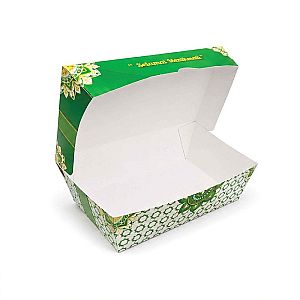 Lunch Box Paper Islamic - Lebaran - Idul Fitri | (M) Medium (50 pcs)