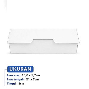 Box Hot Dog Food Grade PUTIH POLOS | Tanpa Rakit Langsung Pakai Anti Minyak