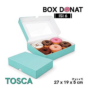 Box Donat Isi 6 | Kemasan Donat Food Grade Premium - rakit