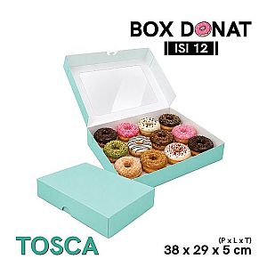 Box Donat Isi 12 | Kemasan Donat Food Grade Premium - rakit