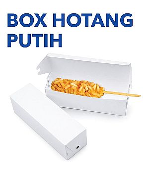 Box Hotang Putih Polos | Kemasan Hotang Food Grade Anti Minyak Premium