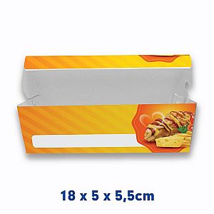 Box Hotang motif HOT&FRESH | Kemasan Hotang Food Grade Anti Minyak Premium
