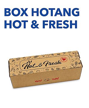Box Hotang motif HOT&FRESH | Kemasan Hotang Food Grade Anti Minyak Premium (copy)