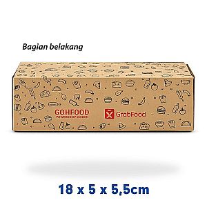Box Hotang motif HOT&FRESH | Kemasan Hotang Food Grade Anti Minyak Premium (copy)