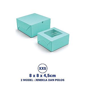 Kotak Snack Box 8x8x4,5 cm | Dus Katering & Box Kue Food Grade Premium