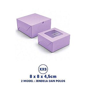 Kotak Snack Box 8x8x4,5 cm | Dus Katering & Box Kue Food Grade Premium