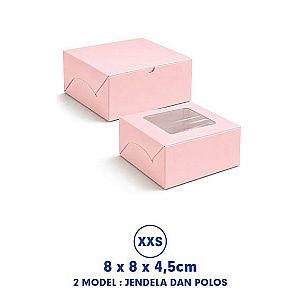 Kotak Snack Box 8x8x4,5 cm | Dus Katering & Box Kue Food Grade Premium