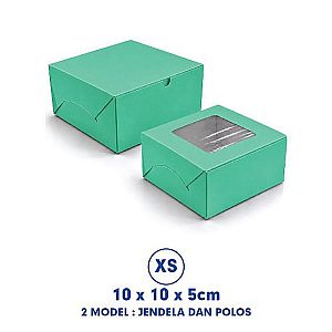 Kotak Snack Box 10x10x5 cm | Dus Katering & Box Kue Food Grade Premium