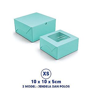 Kotak Snack Box 10x10x5 cm | Dus Katering & Box Kue Food Grade Premium