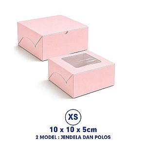 Kotak Snack Box 10x10x5 cm | Dus Katering & Box Kue Food Grade Premium