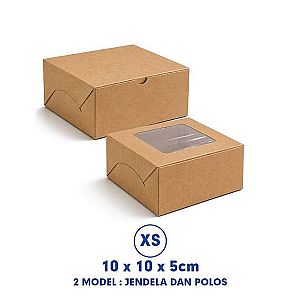 Kotak Snack Box 10x10x5 cm | Dus Katering & Box Kue Food Grade Premium
