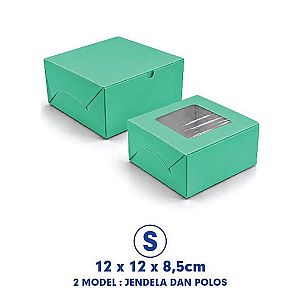 Kotak Snack Box 12x12x8.5 cm | Dus Katering & Box Kue Food Grade Premium