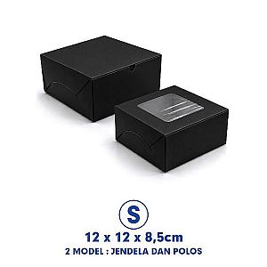 Kotak Snack Box 12x12x8.5 cm | Dus Katering & Box Kue Food Grade Premium