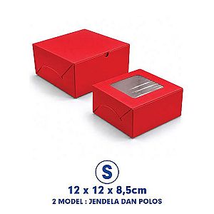 Kotak Snack Box 12x12x8.5 cm | Dus Katering & Box Kue Food Grade Premium