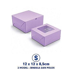 Kotak Snack Box 12x12x8.5 cm | Dus Katering & Box Kue Food Grade Premium