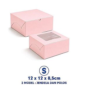 Kotak Snack Box 12x12x8.5 cm | Dus Katering & Box Kue Food Grade Premium