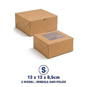 Kotak Snack Box 12x12x8.5 cm | Dus Katering & Box Kue Food Grade Premium