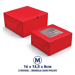 Kotak Snack Box 16x13x8 cm | Dus Katering & Box Kue Food Grade Premium