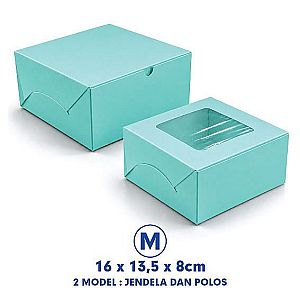 Kotak Snack Box 16x13x8 cm | Dus Katering & Box Kue Food Grade Premium