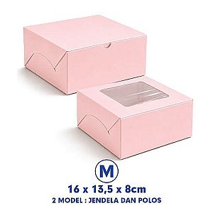 Kotak Snack Box 16x13x8 cm | Dus Katering & Box Kue Food Grade Premium