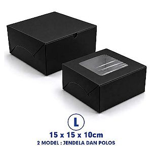 Kotak Snack Box 15x15x10 cm | Dus Catering & Box Kue Food Grade