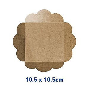 Cake Tray Mini 10,7x10,7 cm | Tatakan Kue Food Grade Anti Minyak