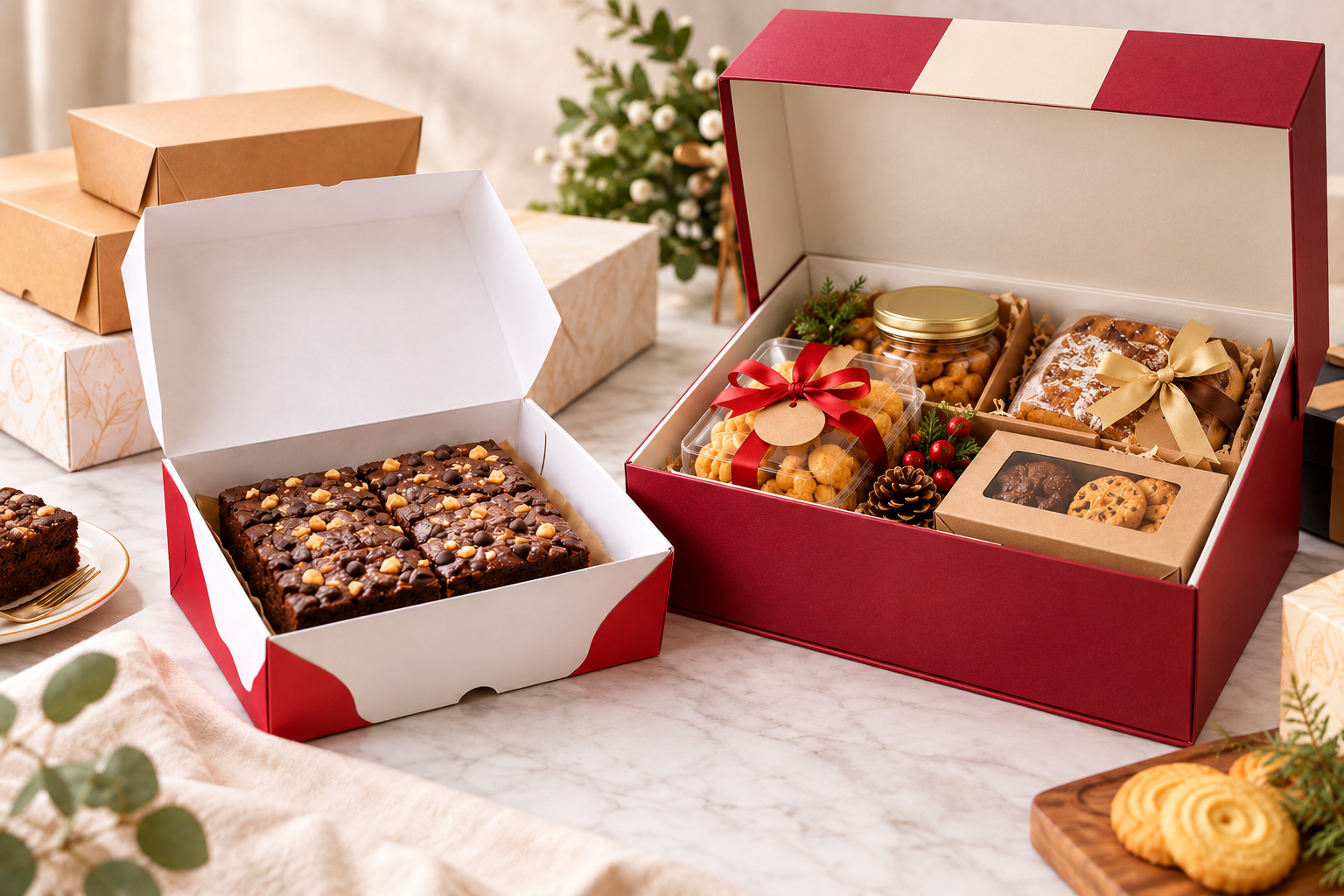 Box Hampers vs Box Kue: Panduan Memilih untuk Hadiah & Bakery
