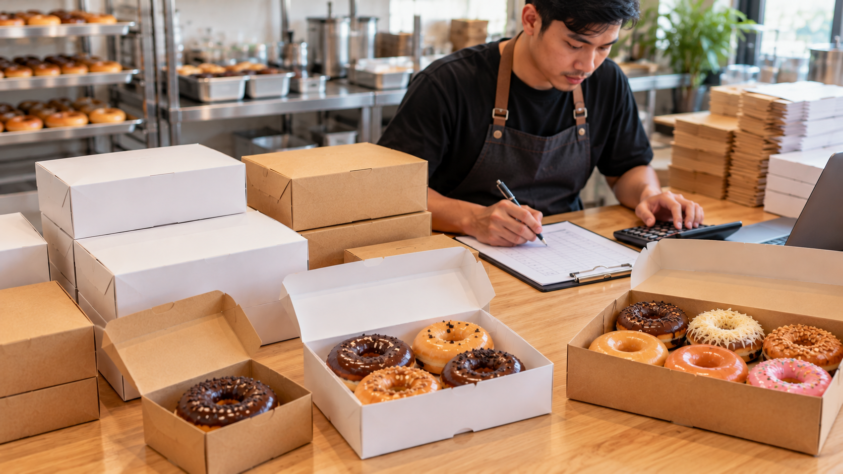 Cara Menghitung Stok Box Donat Berdasarkan Penjualan