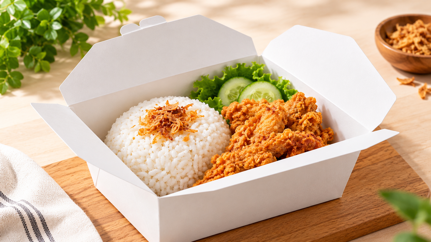 Food Pack untuk Ayam Crispy: Pilih Kemasan dan Uji Delivery