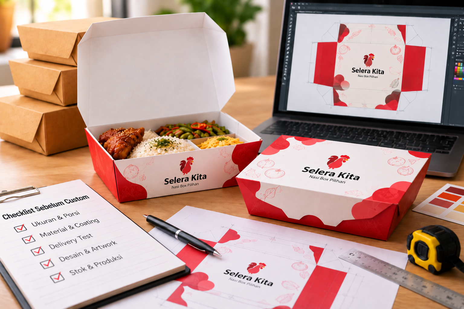 Lunch Box Custom Logo: Panduan Sebelum Cetak Custom untuk Bisnis Kuliner